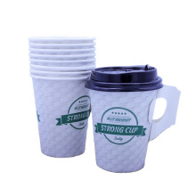 paper cup with handle thermal_cardboard branded coffee cups with handle_custom paper cups with handle thermal